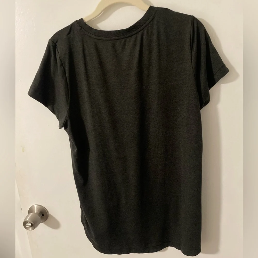 Athleta Women’s Charcoal Gray Active T-Shirt - Picture 2 of 3